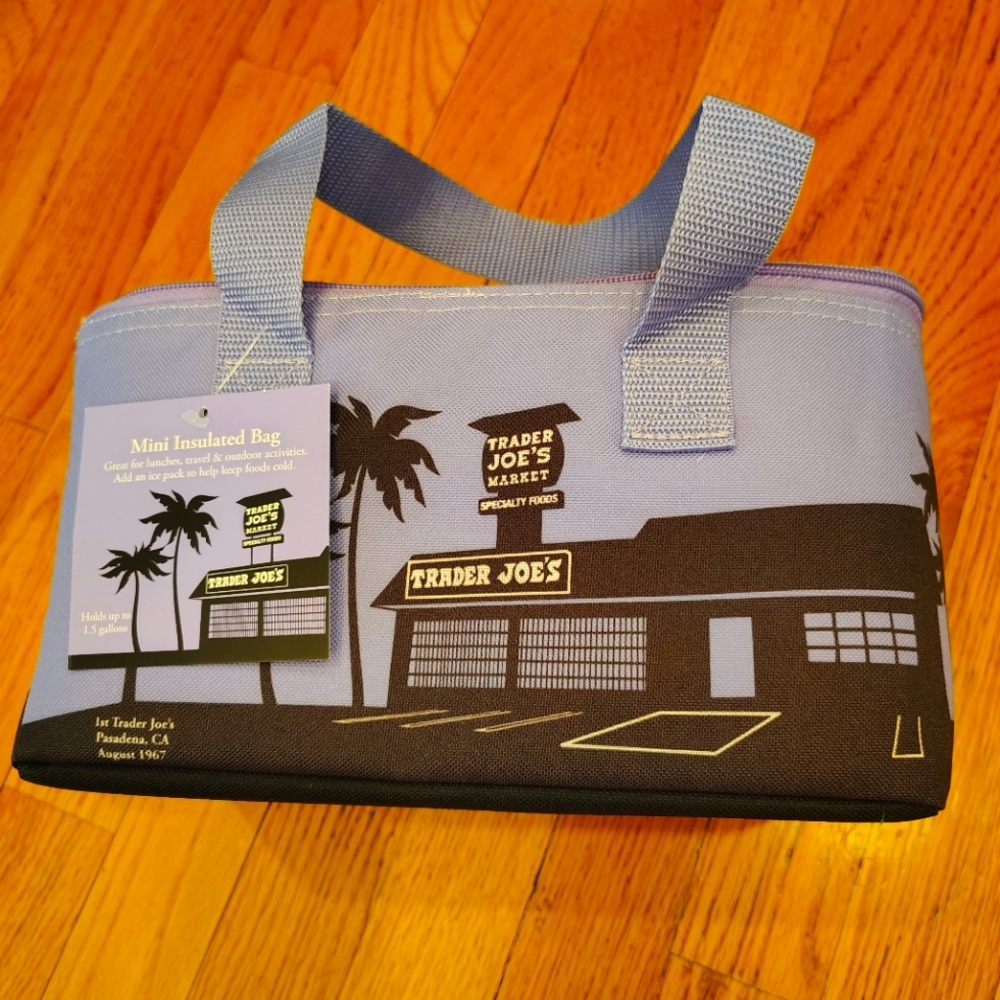 Trader Joe's Mini Insulated Bag - Purple